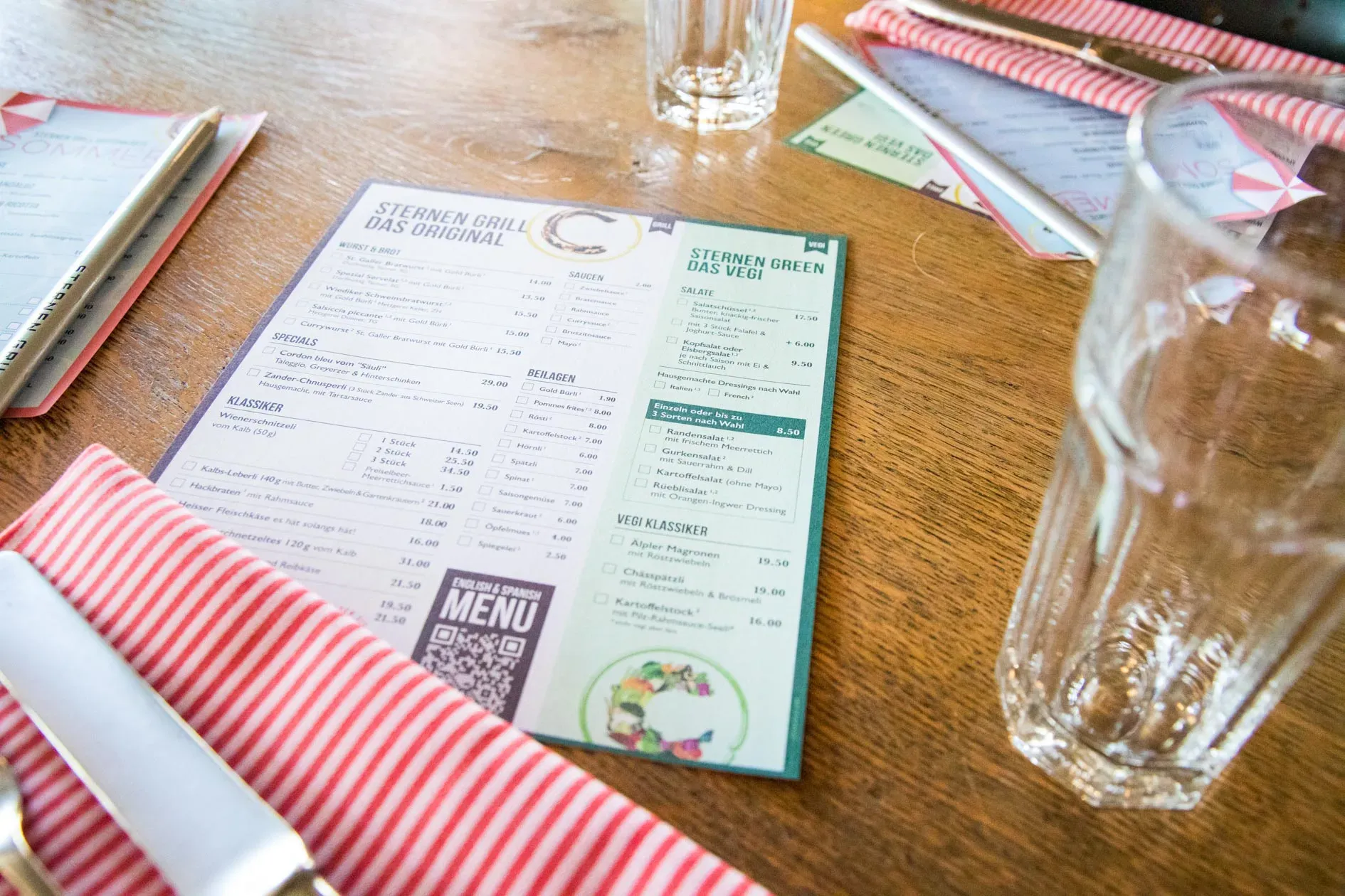 Sternen Grill + Sternen Grill Restaurant im oberen Stock