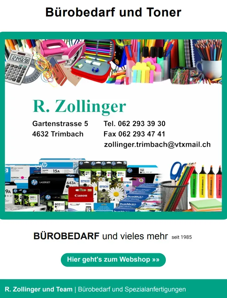 R.Zollinger Bürobedarf & Spezialanfertigungen