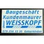 Kundenmaurer Weisskopf