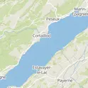 Kartensicht auf die Schweiz