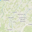 Kartensicht auf die Schweiz