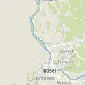 Kartensicht auf die Schweiz