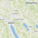 Kartensicht auf die Schweiz