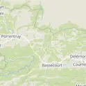 Kartensicht auf die Schweiz