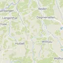 Kartensicht auf die Schweiz