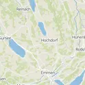 Kartensicht auf die Schweiz