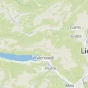 Kartensicht auf die Schweiz