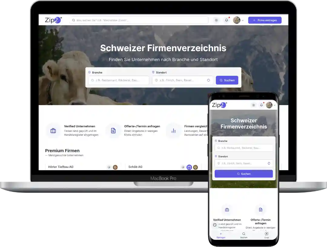 zip2.ch Homepage